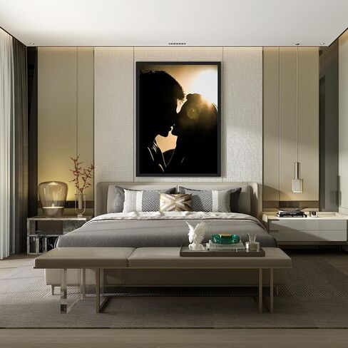 مجموعة إطارات ملصقات Abtgt مقاس 24 × 36 مكونة من 3 قطع، صور عرض 20 × 30 مع حصيرة أو 24 × 36 بدون حصيرة، إطار صورة لعرض التثبيت على الحائط، أسود in Saudi Arabia