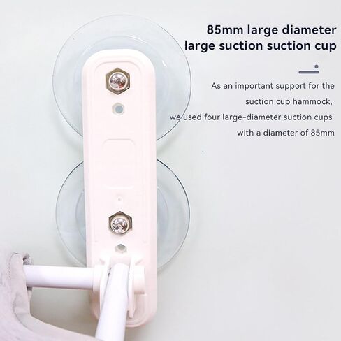 أرجوحة نافذة للقطط، سرير للقطط، نافذة للقطط، سرير معلق، نافذة للقطط لاسلكية، مع مصاصة قوية وإطار فولاذي، قوي، متين، سرير للقطط قابل للطي، مناسب لعتبة النافذة، سرير للقطط قوي in Kuwait