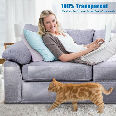واقي أثاث من خدش القطط، واقي أريكة الزاوية للقطط، واقي أثاث القطط، واقي أريكة شفاف للقطط، واقي أثاث مضاد للخدش للأريكة، 10 أشرطة تدريب للقطط in Kuwait
