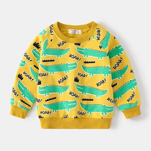 GFQLONG Toddler Baby Boy Fall Winter Sweatshirt Outfit Clothes Long Sleeve Pullover Tops Joggers Pants Set in Kuwait