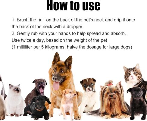 العناية ببشرة الحيوانات الأليفة، جوهر العناية بشعر الحيوانات الأليفة والشعر، العناية بشعر الكلاب، العناية بشعر القطط، العناية ببشرة القطط والكلاب، وملحق المعطف. (2 قطعة) in Kuwait