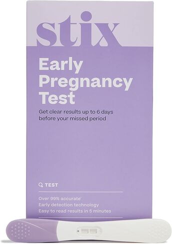 Stix Early Detection Pregnancy Tests | Test 6 Days Before Missed Period | Accurate & Easy to Use | 2 Tests in Kuwait