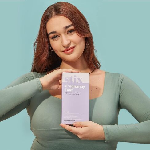 Stix Early Detection Pregnancy Tests | Test 6 Days Before Missed Period | Accurate & Easy to Use | 2 Tests in Kuwait