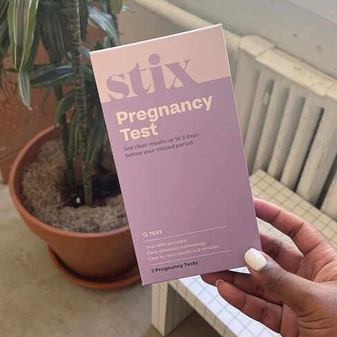 Stix Early Detection Pregnancy Tests | Test 6 Days Before Missed Period | Accurate & Easy to Use | 2 Tests in Kuwait