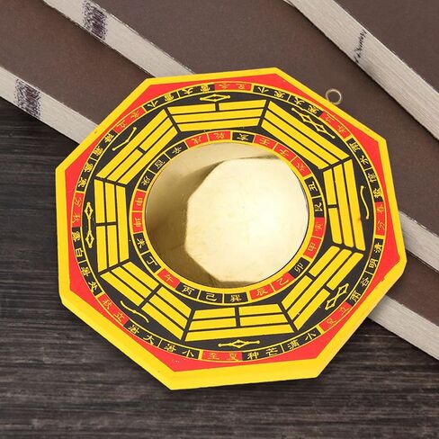 GLOGLOW Traditional Chinese Feng Shui Concave, Bagua Mirror for Protection Against Harmful Special(4in, Concave) in Saudi Arabia