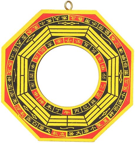 GLOGLOW Traditional Chinese Feng Shui Concave, Bagua Mirror for Protection Against Harmful Special(4in, Concave) in Saudi Arabia