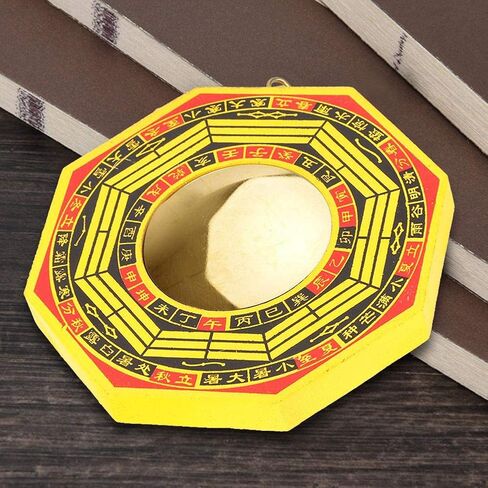 GLOGLOW Traditional Chinese Feng Shui Concave, Bagua Mirror for Protection Against Harmful Special(4in, Concave) in Saudi Arabia