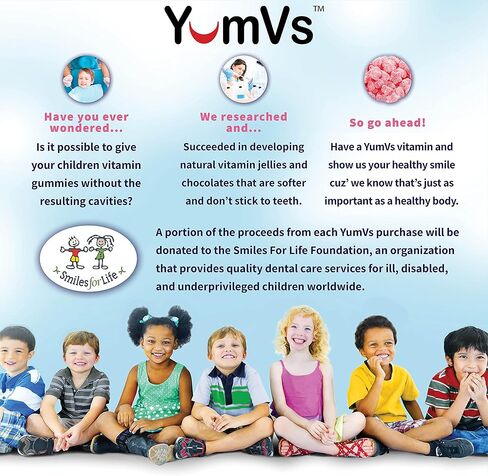 علكات الزنك وفيتامين C وإشنسا للبالغين والأطفال من YumVs | مضغ العلكة - نباتي، حلال، كوشير | نكهة البرتقال - عدد 60 in Kuwait