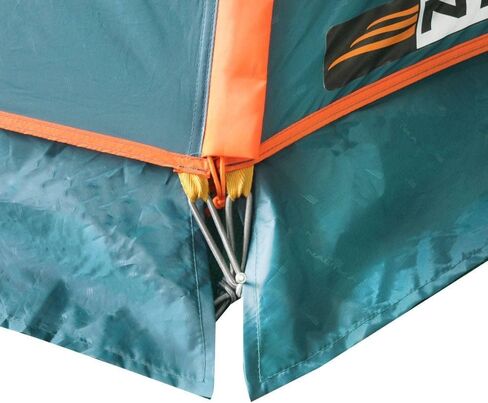 خيمة خارجية NTK Indy GT 4/6/8 أشخاص للتخييم | خيمة تخييم بواجهة أمامية ومظلة ممتدة| قبة مقاومة للماء بنسبة 100% وشبكة مسامية | خيمة 3 مواسم | خيمة سهلة الإعداد in Kuwait