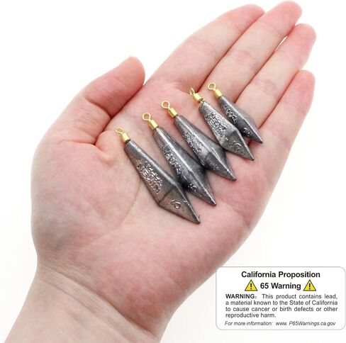 Fishing Weight Sinkers Kit, Triangle Bullet Lead Sinkers for Bass Catfish, Assorted Sizes 0.3oz-3oz, Lead Fishing Weights for Outdoor Fishing in Saudi Arabia