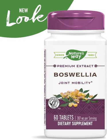 Nature's Way Standardized Boswellia, 40% Boswellic Acids per Serving, TRU-ID Certified, Vegetarian, 60 Tablets, Pack of 2 in Saudi Arabia