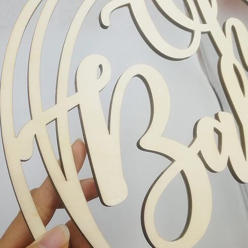 13.8 بوصة لافتة خشبية لتزيين حمام الطفل in Kuwait