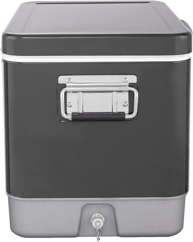 Creole Feast 54-Quart Portable Cooler, 4-Day Ice Retention Chest Box for Camping, Sports Activities, Fishing, BBQ and Beach Blast, Dark, CL5401D in Kuwait