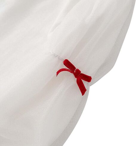 famuka Toddler Girls Red Dress Christmas Princess Dress Outfit in Saudi Arabia