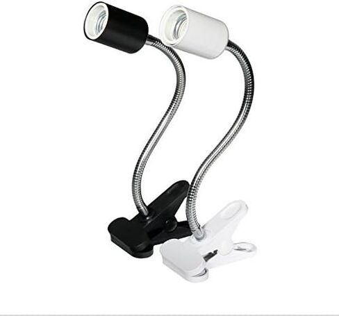 CTKcom UVA UVB Light Bulb Reptile Ceramic Heat Lamp Pet Heating Bulb Holder Clamp Lamp Fixture Heating Light Lamp for Reptiles,Aquarium Reptile Light Adjustable Habitat Lighting Stand,110V-130V(White) in Saudi Arabia