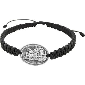 Good Shepherd Creations Adjustable Cord Bracelet with Saint Benedict Medals (Saint Michael Medal) in Saudi Arabia