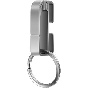 JEINAPA Titanium Duty Belt Key Holders,Quick Release Keychain with Keyring for Keys,Car Key Clip for Belt,Gifts for Men Dad