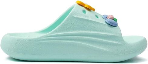LENEZEN Kid's Slides Girls Boys Comfort Non-Slip Thick Sole Slippers Summer Beach Shoes Shower Slippers Indoor & Outdoor in Saudi Arabia