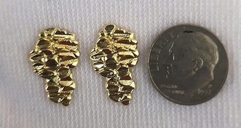 أقراط مسمارية مطلية بالذهب للارتداء اليومي in Kuwait