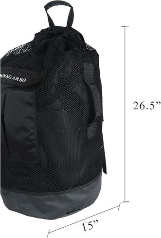 حقيبة غوص كواغاربو سكوبا - حقيبة ظهر شبكية كبيرة للسفر لغوص الغوص والتهوية ومعدات ومعدات حقيبة شبكية شديدة التحمل تحمل قناع وزعنف، انبوب تنفس وأكثر من ذلك in Kuwait