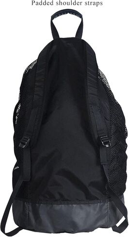 حقيبة غوص كواغاربو سكوبا - حقيبة ظهر شبكية كبيرة للسفر لغوص الغوص والتهوية ومعدات ومعدات حقيبة شبكية شديدة التحمل تحمل قناع وزعنف، انبوب تنفس وأكثر من ذلك in Kuwait