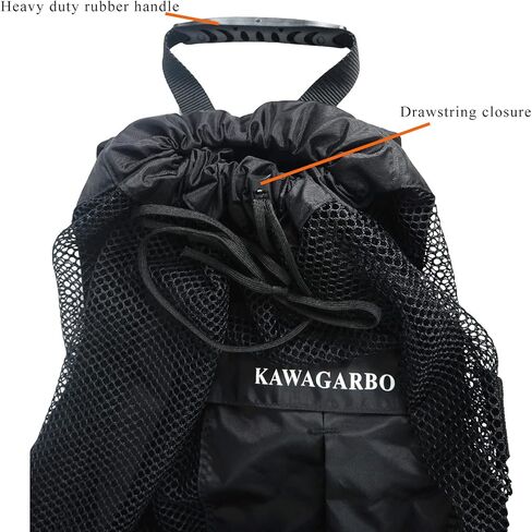 حقيبة غوص كواغاربو سكوبا - حقيبة ظهر شبكية كبيرة للسفر لغوص الغوص والتهوية ومعدات ومعدات حقيبة شبكية شديدة التحمل تحمل قناع وزعنف، انبوب تنفس وأكثر من ذلك in Kuwait