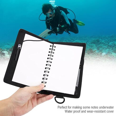 Keenso Diving Notebook, Waterproof Underwater Writing Tablet Dive Writing Slate Board Scuba Diving Underwater Notebook Waterproof Paper Dairy Book with Pencil [Misc.] Diving in Saudi Arabia