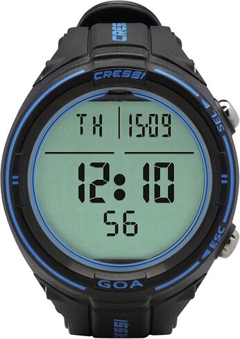Cressi Goa Dive Watch Computer | 4 Programs - Air/Nitrox, Freediving, Gage | Made in Italy in Kuwait