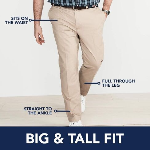 IZOD Men's Big and Tall Performance Stretch Pleated Pant in Saudi Arabia