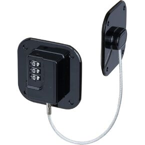 Child Proof Refrigerator Combination Locks - Freezer Door Safety Locks - Super Strong Adhesive No Drilling - for Fridge, Washer, Cabinet, Drawer, Window and More