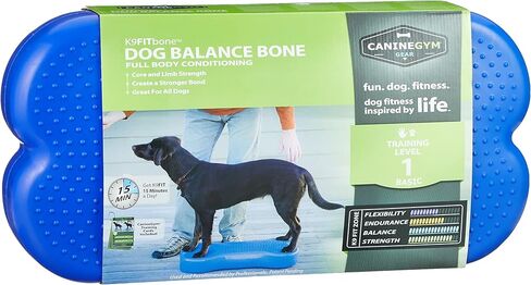 منصة تدريب توازن الكلاب FitPAWS® K9FITbone CanineGym® - عادية، زرقاء in Kuwait