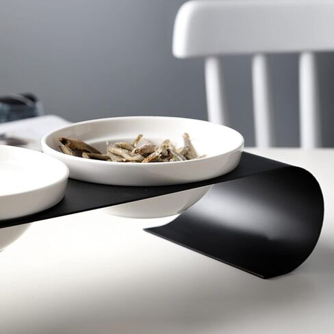 وعاء طعام بطيء من السيراميك من XINSZLIN، وعاء طعام بطيء مرتفع للقطط، أوعية مرتفعة للقطط، بدون انزلاق/انقلاب، طبق طعام أحجية مرتفع (وعاء وجه القطط) in Kuwait