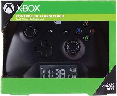 Paladone Xbox Controller Digital Alarm Clock, Officially Licensed Xbox Merchandise Gift and Decor for Gamers - Black in Saudi Arabia