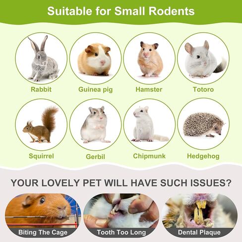 ألعاب مضغ الأرنب من YDFAZXY، ألعاب مضغ معلقة على شكل قفص أرنب، جزر منسوج طبيعي مع وجبات خفيفة لخنازير غينيا، الهامستر، فئران شنشيل، الجربوع وغيرها من ألعاب طحن أسنان الحيوانات الأليفة الصغيرة in Kuwait