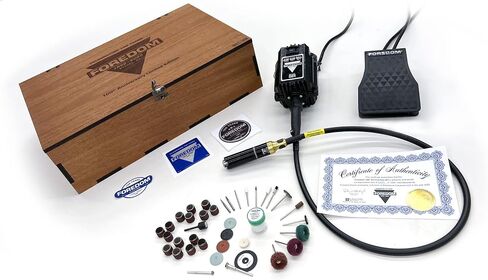 Foredom Black SR Motor Flexshaft K.100 Kit مجموعة الإصدار المحدود للذكرى السنوية رقم 100th C.FCT للتحكم في السرعة وقبضة H.30 in Saudi Arabia