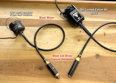 Foredom Black SR Motor Flexshaft K.100 Kit مجموعة الإصدار المحدود للذكرى السنوية رقم 100th C.FCT للتحكم في السرعة وقبضة H.30 in Saudi Arabia