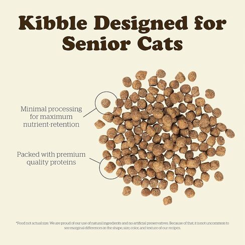 GO! SOLUTIONS Now Fresh Grain Free Cat Food, 8 lb - Dry Cat Food Recipe for Senior Cats with Real Meat and Fish for Protein in Kuwait