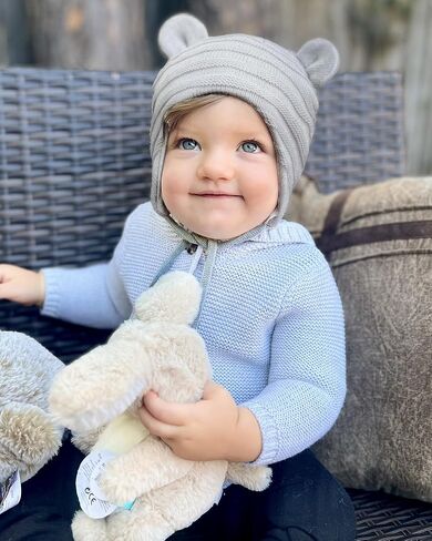 FURTALK Baby Beanie Winter Hat with Bear Ear for Toddler Boys Girls Cotton Lining Knitted Hat Cap in Saudi Arabia