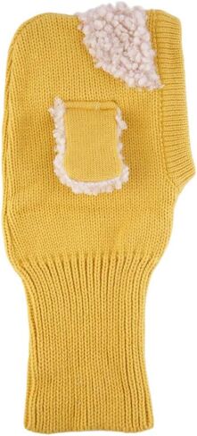 Toddlers Baby Girls and Boys Rabbit Ears Beanie Cap Winter Warm Knit Caps Scarf Woolen Earflap Hood Warm Skull Knit Caps in Saudi Arabia