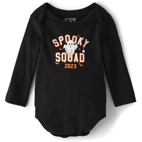 The Children's Place baby-girls And Newborn Long Sleeve Graphic Bodysuit T-Shirt (pack of 1) in Kuwait
