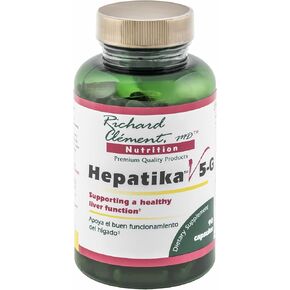 RICHARD CLEMENT MD NUTRITION Hepatika V5-G with L-Glutathione Dietary Supplement for Liver Cleanse Detox & Repair Liver Support Supplement - Milk Thistle Extracts for Digestive Health. 90 Capsule in Saudi Arabia