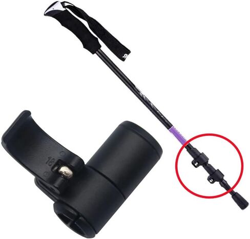 SquEqu 2 Pack Walking Stick External Lock Replacement Trekking Poles Quick Release Flip Locks Clip for Outdoor Lever Hiking Climbing Snowshoeing Backpacking Walking Mountaineer OD 18mm in Kuwait