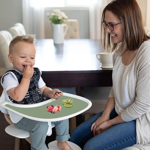 Silicone Tray Placemat Compatible with Stokke Tripp Trapp High Chair, Non-Sticky in Kuwait