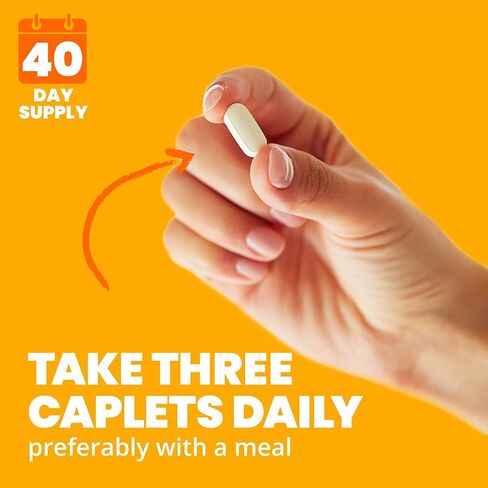 Sundown الجلوكوزامين كوندرويتين، مكمل دعم المفاصل، مع الكالسيوم وفيتامين د3، 120 كبسولة in Kuwait