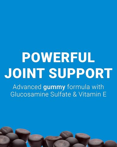 Joint Support Gummies Extra Strength Glucosamine & Vitamin E, Natural Flexibility & Joint Support Supplement - Best Cartilage & Immune Health Support for Women & Men - 60 Gummies in Saudi Arabia