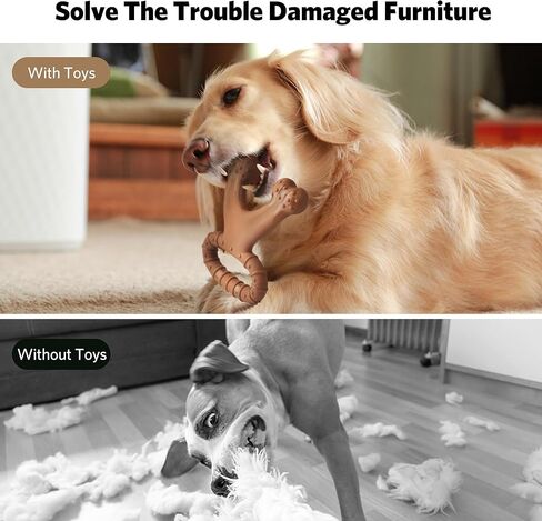 ألعاب الكلاب كيشار للمضغ العدواني، ألعاب مضغ للكلاب غير قابلة للتدمير للمضغ العدواني، ألعاب مضغ قوية للكلاب الكبيرة/المتوسطة/الصغيرة، ألعاب تفاعلية متينة للكلاب من أجل الملل in Kuwait
