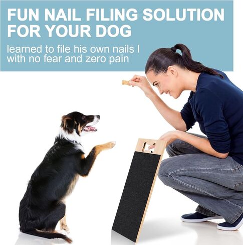 لوح خدش اظافر للكلاب الصغيرة والمتوسطة من رونسونج، لوح مبرد اظافر قدم للكلاب الصغيرة والمتوسطة، لوح صنفرة مزدوج الجوانب، 15 انش × 8.7 انش in Kuwait