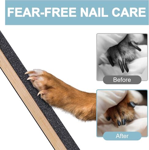 لوح خدش اظافر للكلاب الصغيرة والمتوسطة من رونسونج، لوح مبرد اظافر قدم للكلاب الصغيرة والمتوسطة، لوح صنفرة مزدوج الجوانب، 15 انش × 8.7 انش in Kuwait