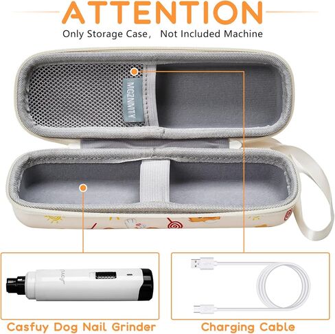 ام جي زي ان ام تي واي حقيبة تخزين واقية صلبة لمبرد اظافر الكلاب من كاسفوي المطورة، حقيبة حمل احترافية لقص اظافر الكلاب الاليفة (حقيبة تخزين فقط، غير متضمنة اداة تقليم الأظافر) in Kuwait
