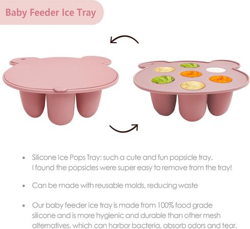 BIGSPINACH Baby Food Freezer Tray and Teething Popsicle Molds – The Perfect Solution for Your Little One's Teething and Feeding Needs in Saudi Arabia